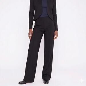 RIPLEY RADER Black Ponte Knit Straight Leg Pant size 2 (S)